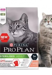 Pro Plan Sterilised Adult Optisenses сухой корм для стерилизованных и кастрированных кошек для поддержания органов чувств с лососем и рисом 10 кг. 